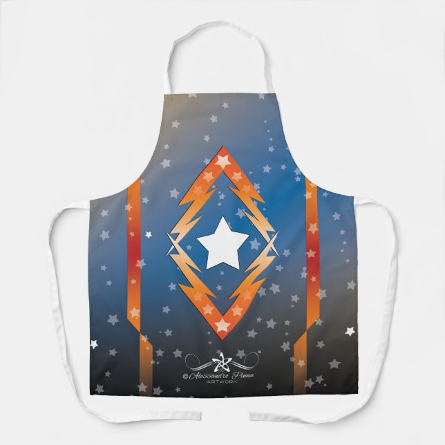 Delantal Estrellas de trueno (Anverso)