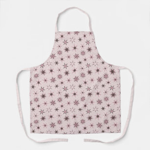Delantal Estrellas Geo Rosadas Bonitas - patrón. 