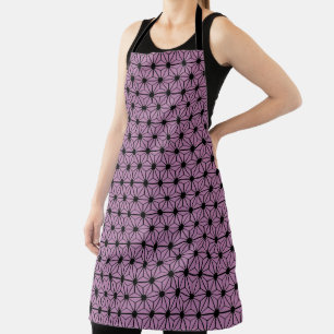 Delantal Estrellas moradas y negras