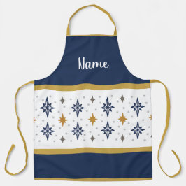 Delantal Estrellas Navidades personalizadas