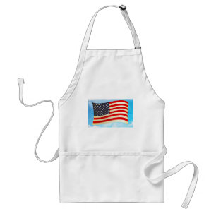 Delantal Estrellas Rayas Bandera Americana Honra Libertad T