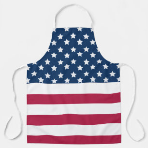 Delantal Estrellas y Franjas de la Bandera Americana