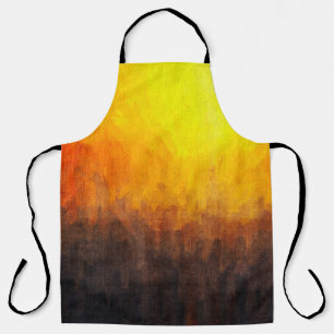 Delantal Estructura digital de la pintura. vintag de arte a