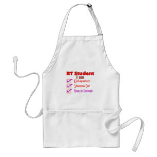 Delantal Estudiante respiratorio de la terapia--¡Subrayado