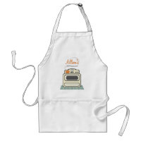 Estufa retra/delantal personalizado cocina moderna