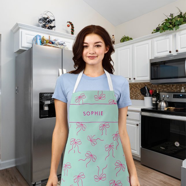 Delantal Ethnic Bows and Coquette Christmas Inspired Trendy (Subido por el creador)