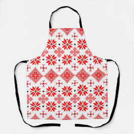 Delantal Ethno Slavic Motive Apron