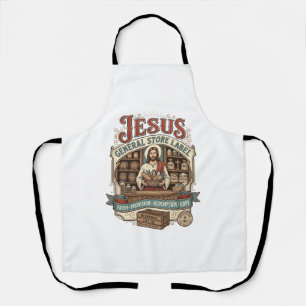 Delantal Etiqueta de la tienda general de Jesús Tienda gene