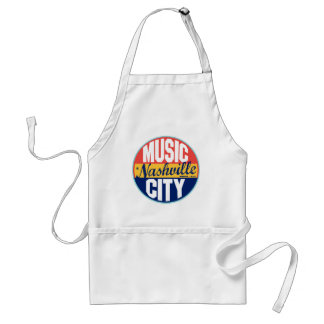 Delantal Etiqueta del vintage de Nashville