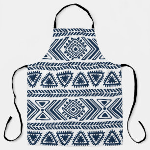 Delantal Étnica tribal: Vintage Seamless Pattern.