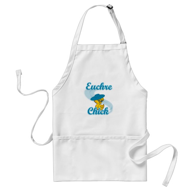 Delantal Euchre Chick #3 (Frente)