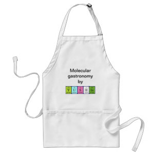 Delantal Euskina apron de nombre de tabla periódica