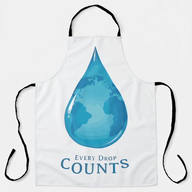 Delantal Every Drop Counts (Anverso)