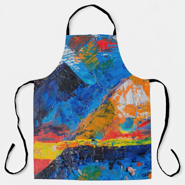 Delantal Explosion of Colors All-Over Print Apron (Anverso)