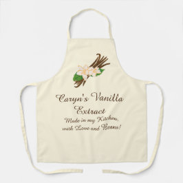 Delantal Extracto de vainilla personalizable
