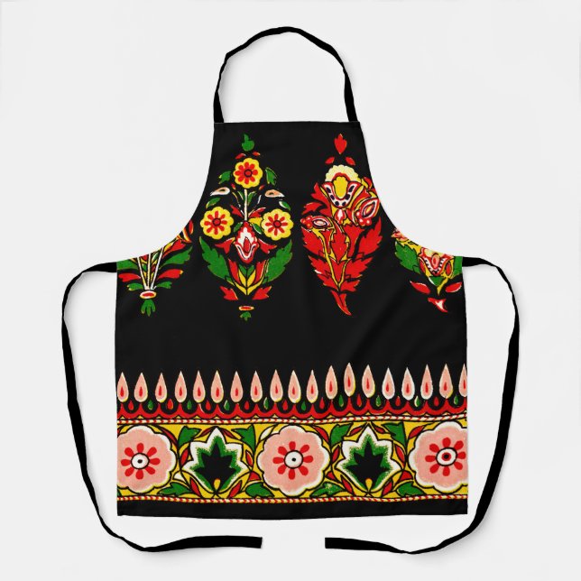 Delantal Fabric indio de algodón (Anverso)