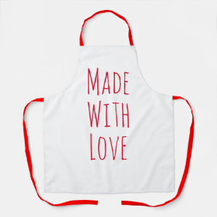 Delantal Fabricado Con Amor Red Rae Dunn Inspo Kitchfit