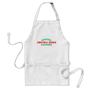 Delantal Fabricante oficial de la galleta del navidad
