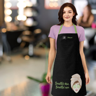 Delantal Facial Spa Day Black