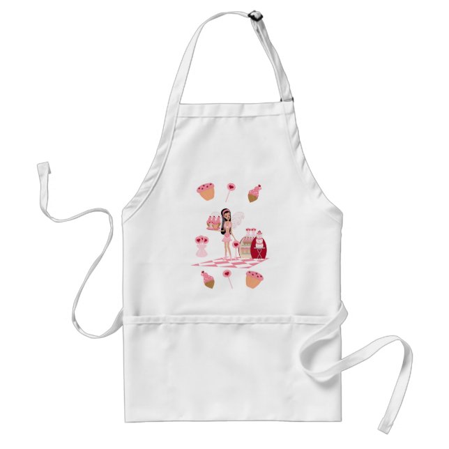 Delantal Faery Val Valentine Day Sweets Shoppe Apron (Frente)