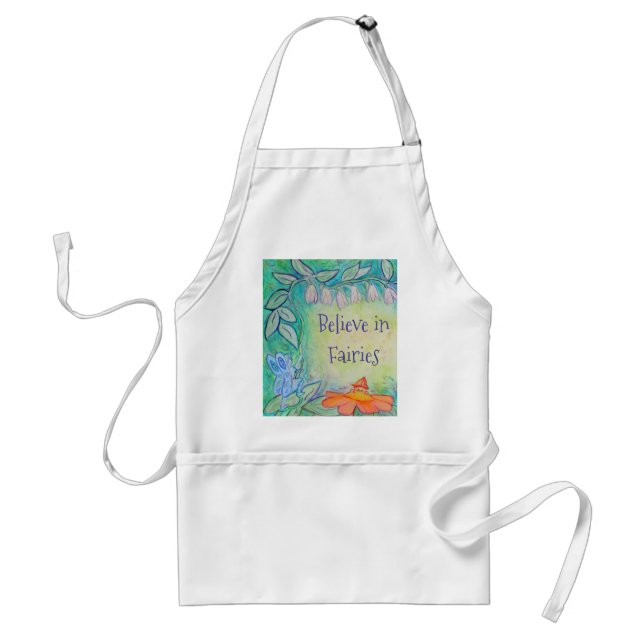 Delantal Fairy Flower Garden Personalizado Apron (Frente)
