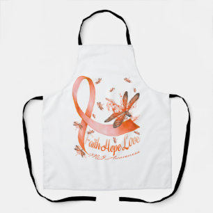 Delantal Faith Hope Love MS Awareness Dragonfly