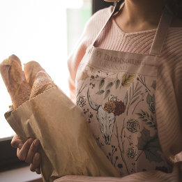 Delantal Fall Harvest y Rosa de Acción de Gracias de los Cu