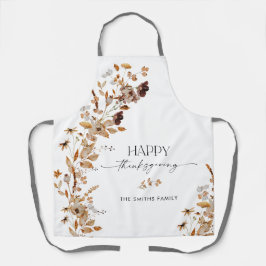 Delantal Fall Leaves Thanksgiving All-Over Print Apron