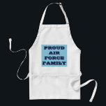 Delantal Familia Apran Orgullosa de la Fuerza Aérea<br><div class="desc">Familia Apran Orgullosa de la Fuerza Aérea</div>