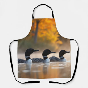 Delantal Familia de préstamos en otoño