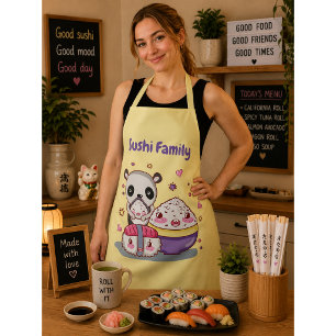 Delantal Familia de Sushi