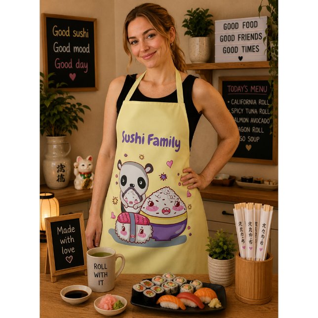 Delantal Familia de Sushi (Subido por el creador)