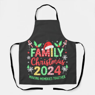 Delantal Familia Navidades De Xmas 2024