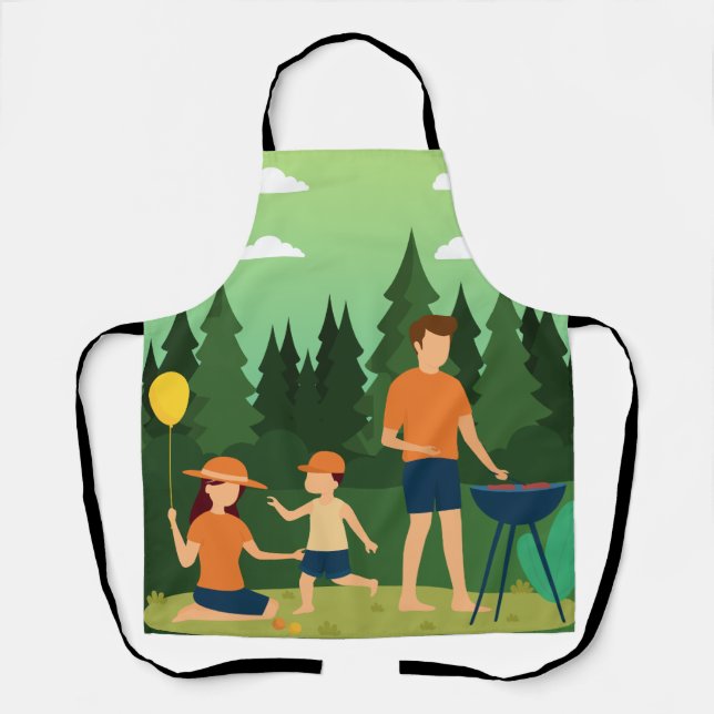 DELANTAL FAMILIA PICNIC (Anverso)