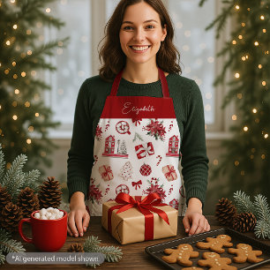 Delantal Familiar de Galletas de Navidad