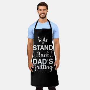 Delantal Famosos y personalizados Padres Día BBQ Chef