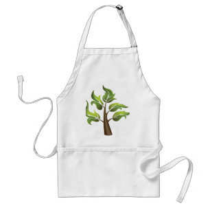 Delantal Fancy Leaves