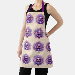 Delantal Fantasia adorable y caprichosa Pavoreal Lila