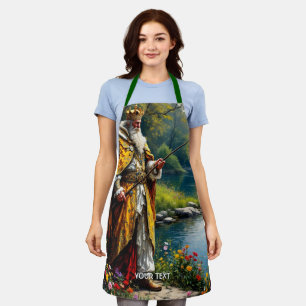 Delantal Fantasía Cuece A La Pesca Del Rey En El Río