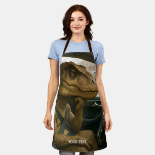 Delantal Fantasía Cute Dinosaurio Drin Car