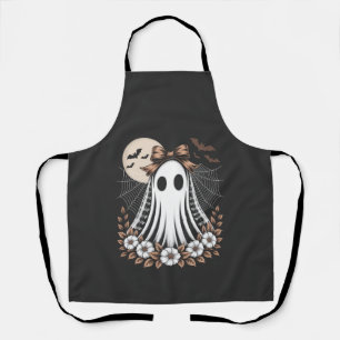Delantal Fantasma de encaje vintage de Halloween