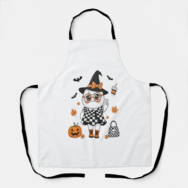 Delantal Fantasma de Halloween (Anverso)