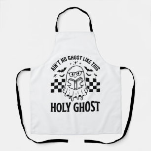 Delantal Fantasma de Halloween Espíritu Santo Divertido Vin