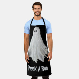 Delantal Fantasma Gracioso Del Pasado Apron De Halloween