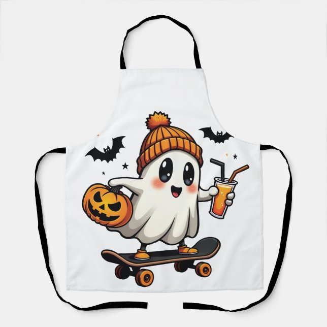 Delantal Fantasma Halloween Skopkin Spice Fall (Anverso)