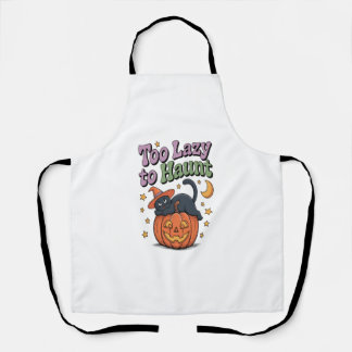 Delantal Fantasma Perezoso de Halloween