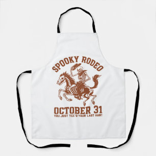 Delantal Fantasma Rodeo Halloween Octubre 31