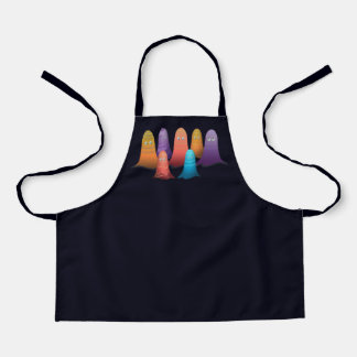 Delantal Fantasmas coloridos Apron