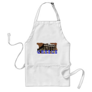 Delantal Fantástica Grecia Partenón Acrópolis Apron Mundial