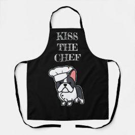 Delantal Fantástico chef - Personalizado bulldog francés